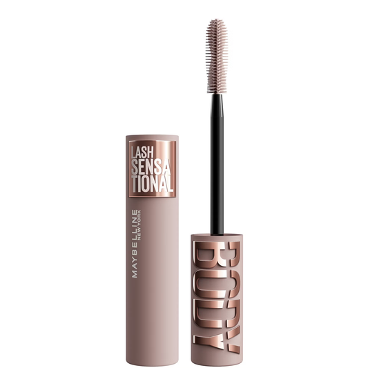 Maybelline Lash Sensational, Body Mascara, Volumizing up to 24H Lift, Smudge-resistant, Flake-resistant, Clump-resistant, Shade: Black