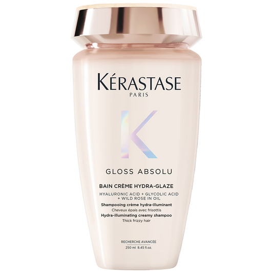 Kérastase Gloss Absolu Bain Crème Hydra-Glaze Shampoo For Thick Frizzy Hair 250ml