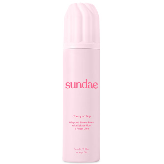 Sundae Body Cherry on Top Whipped Shower Foam with Kakadu Plum and Finger Lime 265ml