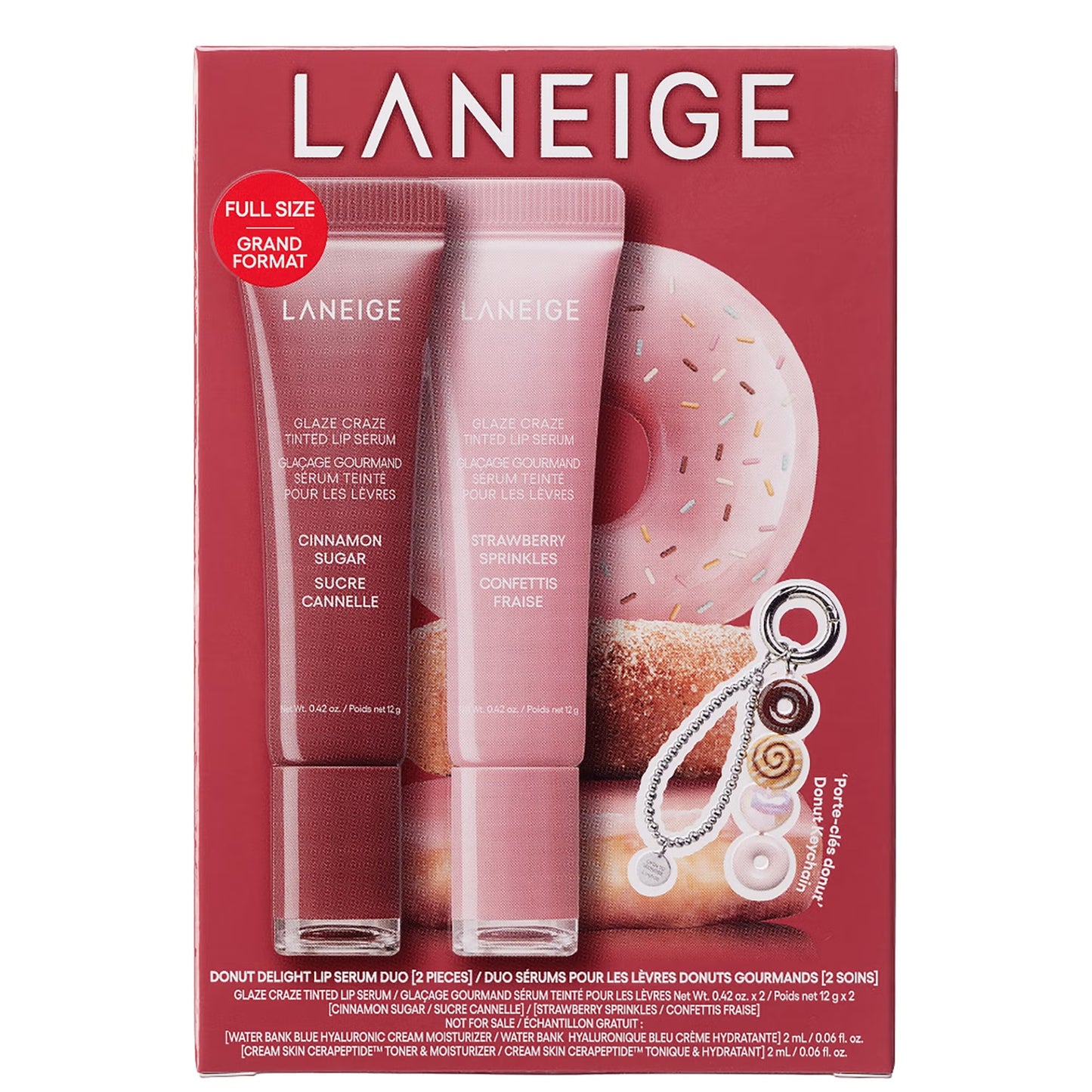 Laneige Donut Delight Lip Serum Duo Set