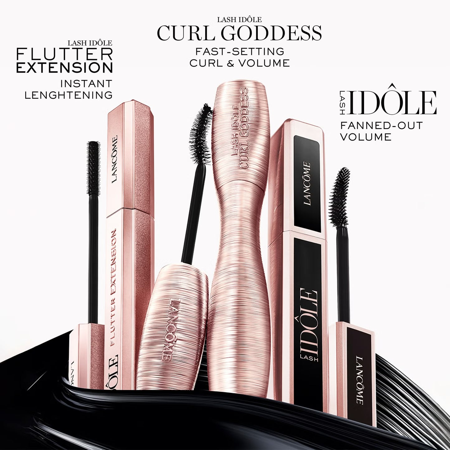 Lancôme Idole Curl Goddess Midi Mascara - Black 01