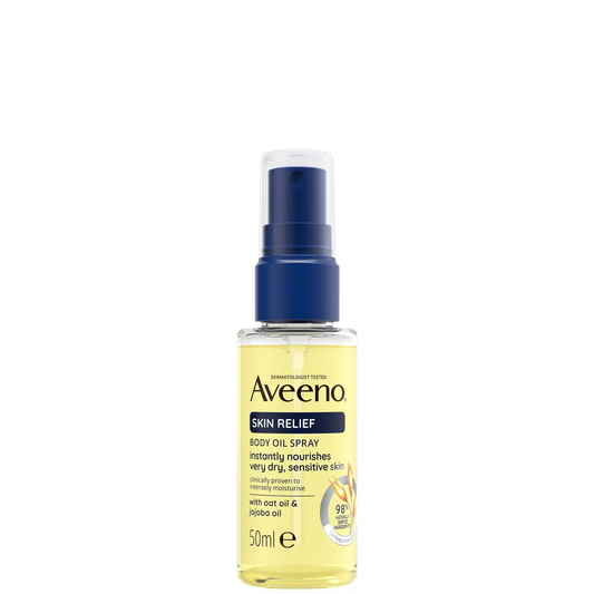 Aveeno Skin Relief Body Oil Spray for Dry to Very Dry, Sensitive Skin 50ml