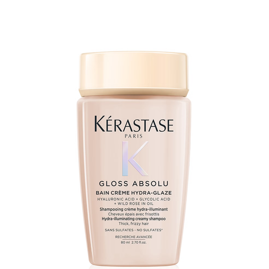 Kérastase Gloss Absolu Bain Crème Hydra-Glaze Shampoo For Thick Frizzy Hair 80ml