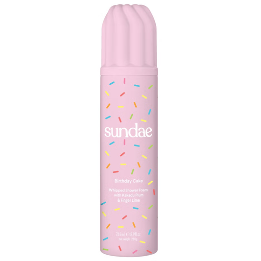 Sundae Body Birthday Cake Whipped Shower Foam with Kakadu Plum & Finger Lime 265ml