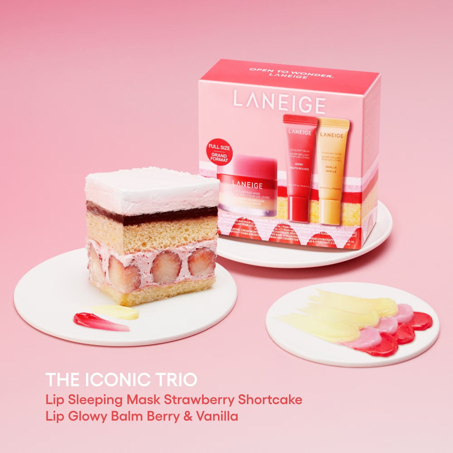 Laneige Berry Sweet Lip Trio Set