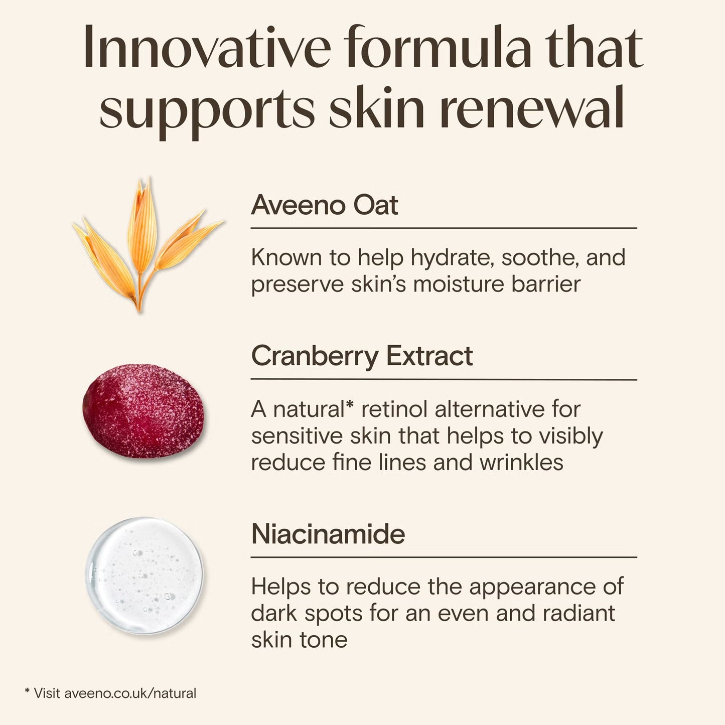 Aveeno Face Calm+Restore Pro-Age Serum 30ml