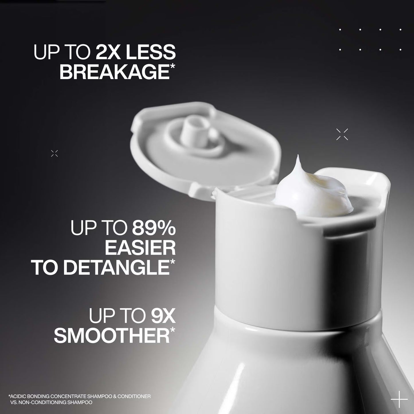 Redken Acidic Bonding Concentrate Leave-In Treatment 150ml, Shampoo 75ml, Conditioner 50ml and Satin Scrunchie Set