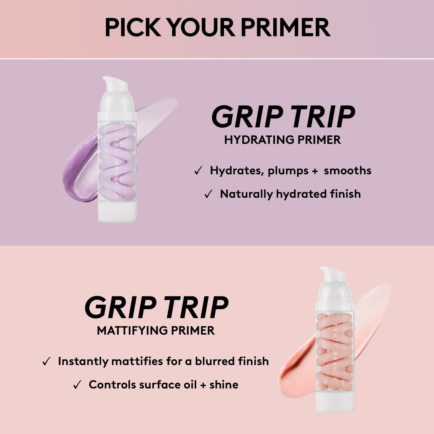 Fenty Beauty Mini Grip Trip Mattifying + Blurring Primer 15ml